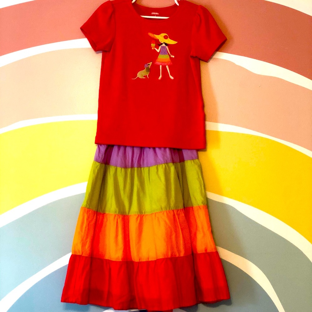 GYMBOREE Matching Skirt/Top Set